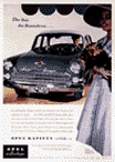 1956 Opel Kapitän plakát